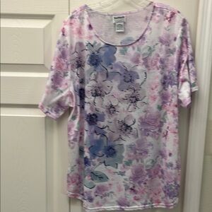 BonWorth Pastel Floral Top
